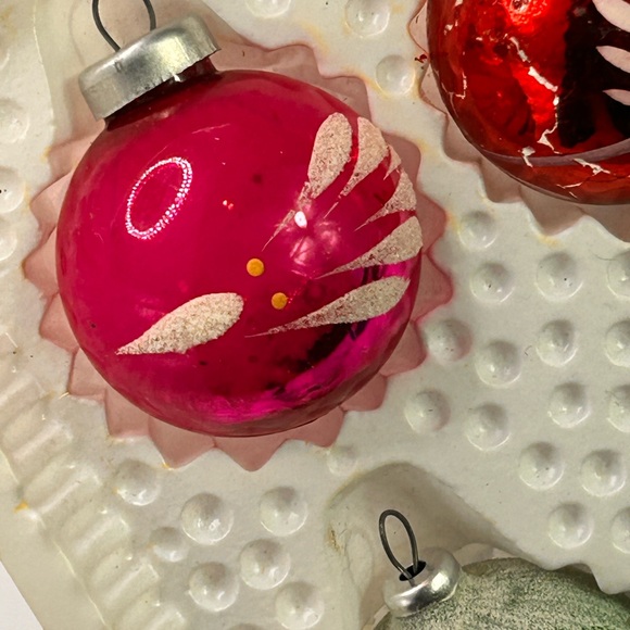 8 Vtg miniature Made in Columbia By Bradford Novelty Company Christmas ornaments - Picture 9 of 15